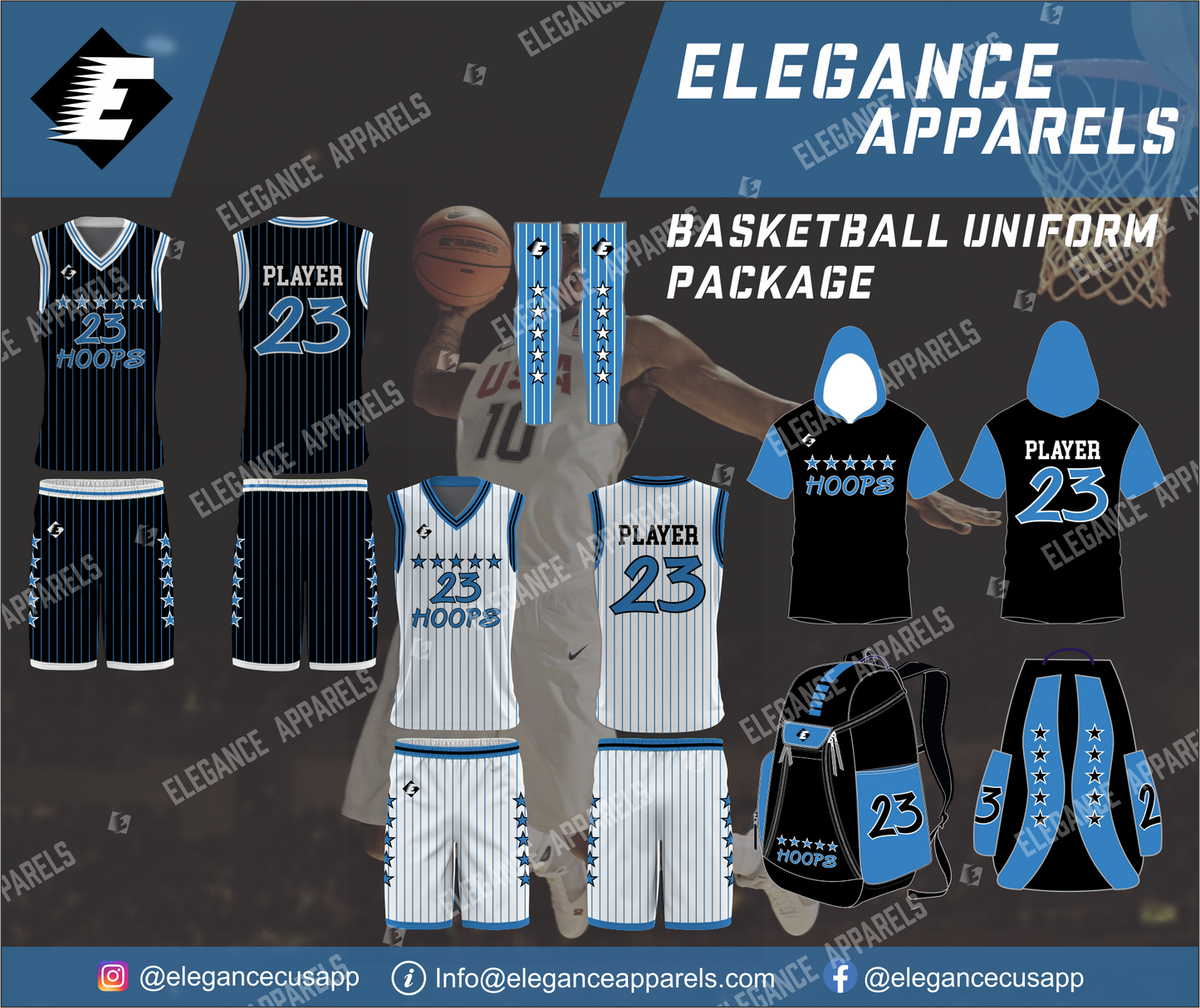 Hoops Basketball Team Package